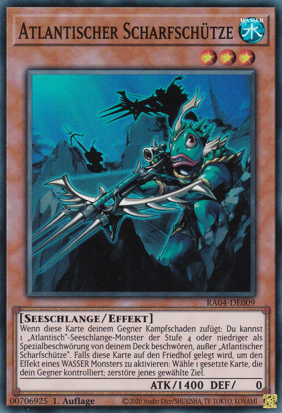 Atlantischer Scharfschütze - RA04-DE009 - Super Rare - Deutsch - 1. Auflage - Quarter Century Stampede