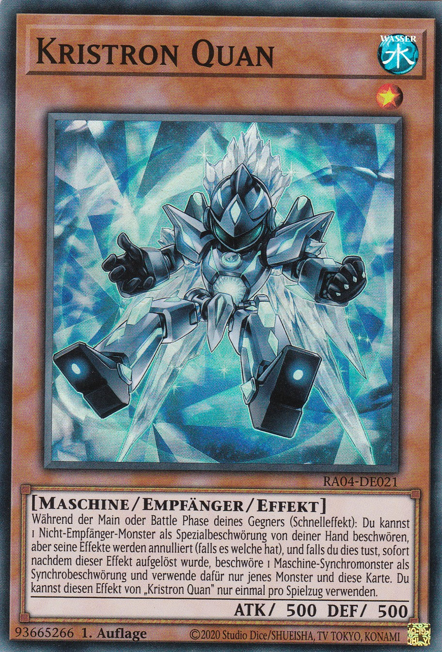 Kristron Quan - RA04-DE021 - Super Rare - Deutsch - 1. Auflage - Quarter Century Stampede