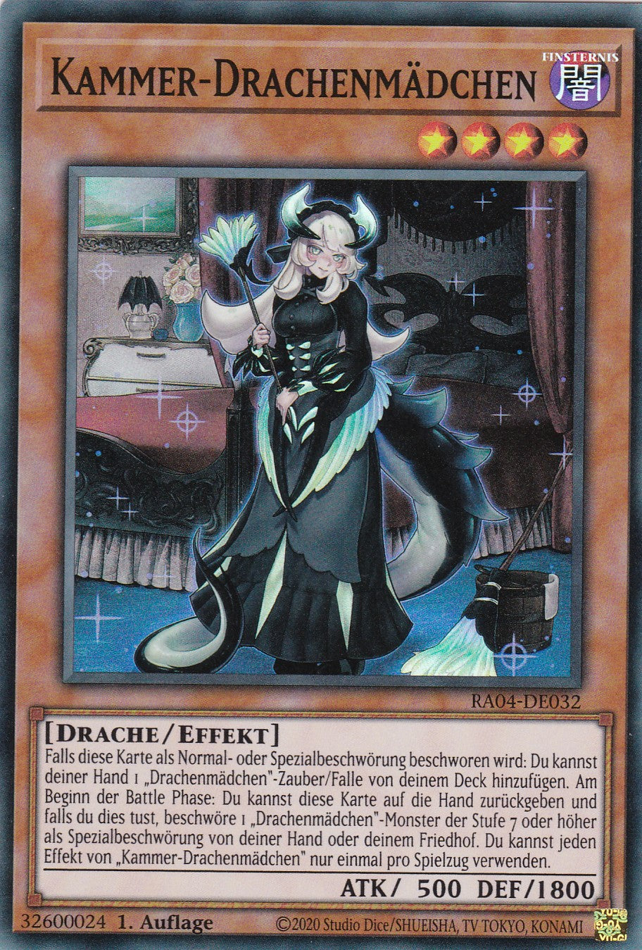 Kammer-Drachenmädchen - RA04-DE032 - Super Rare - Deutsch - 1. Auflage - Quarter Century Stampede