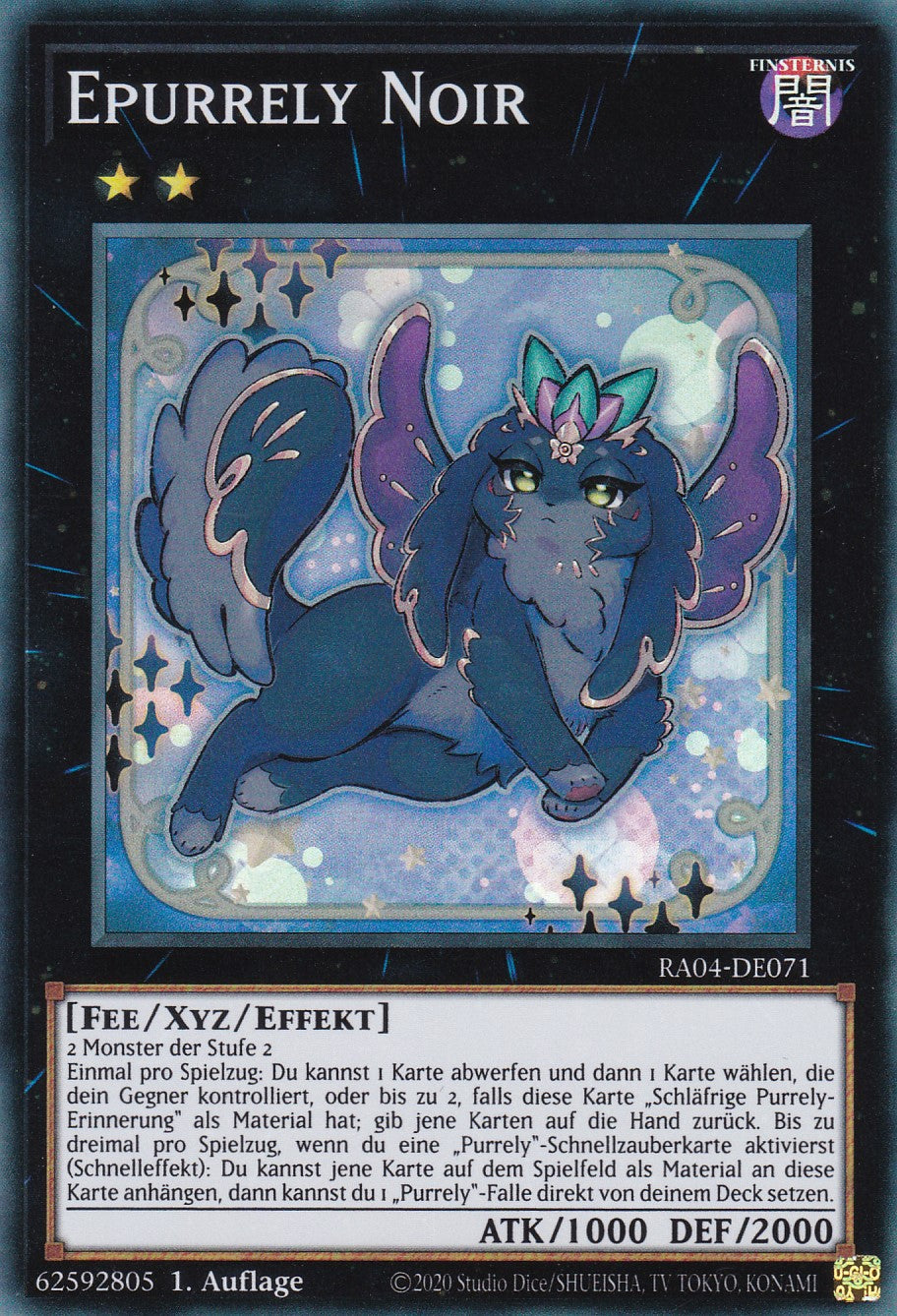 Epurrely Noir - RA04-DE071 - Super Rare - Deutsch - 1. Auflage - Quarter Century Stampede