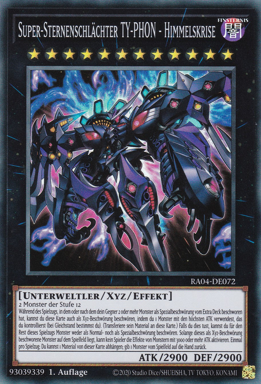 Super-Sternenschlächter TY-PHON - Himmelskrise - RA04-DE072 - Super Rare - Deutsch - 1. Auflage - Quarter Century Stampede