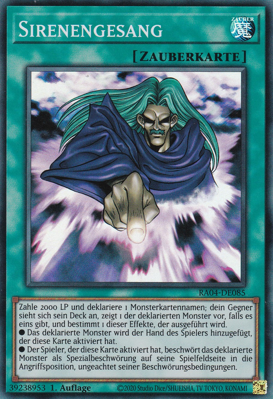 Sirenengesang - RA04-DE085 - Super Rare - Deutsch - 1. Auflage - Quarter Century Stampede