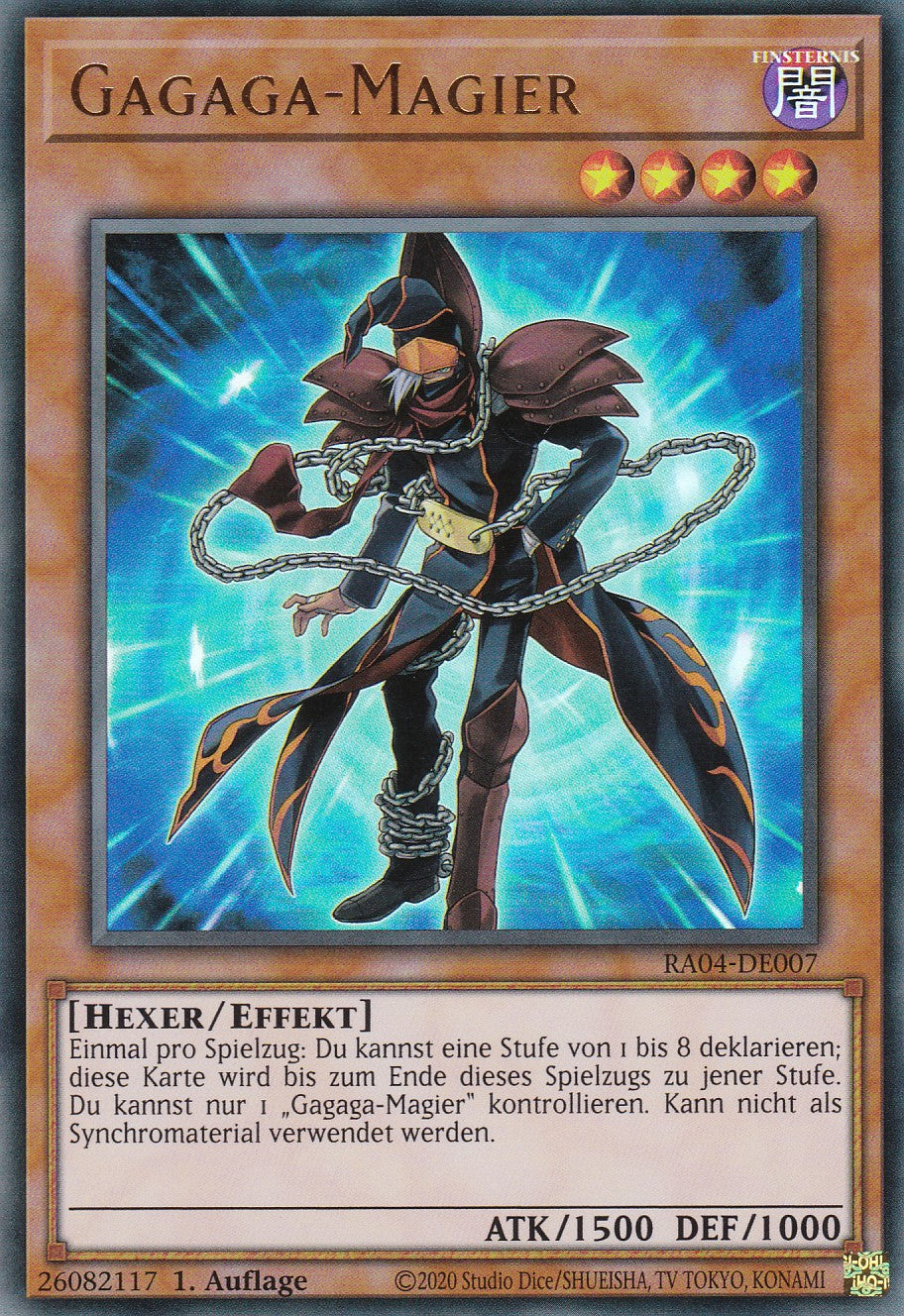 Gagaga-Magier - RA04-DE007 - Ultra Rare - Deutsch - 1. Auflage - Quarter Century Stampede