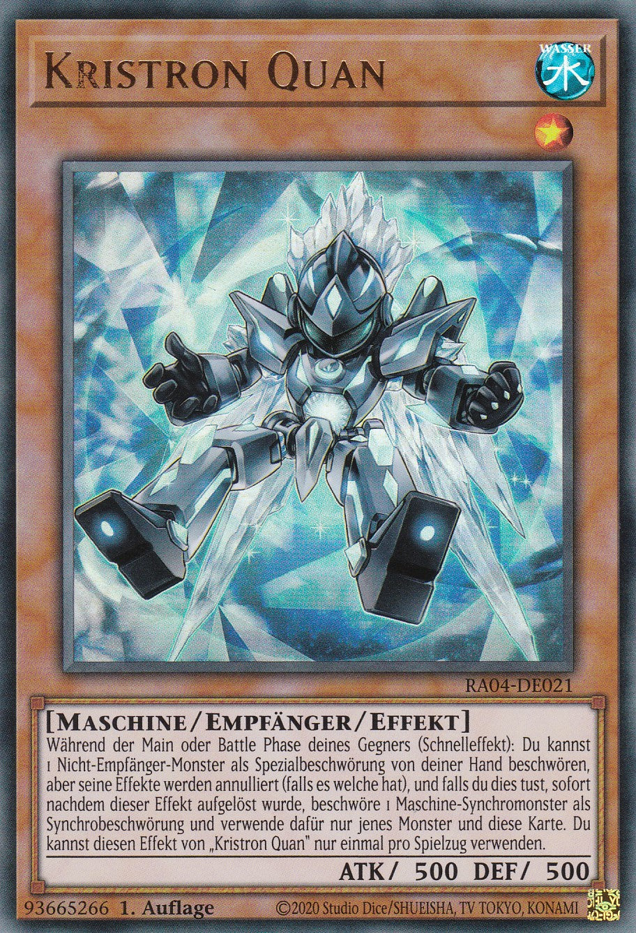 Kristron Quan - RA04-DE021 - Ultra Rare - Deutsch - 1. Auflage - Quarter Century Stampede