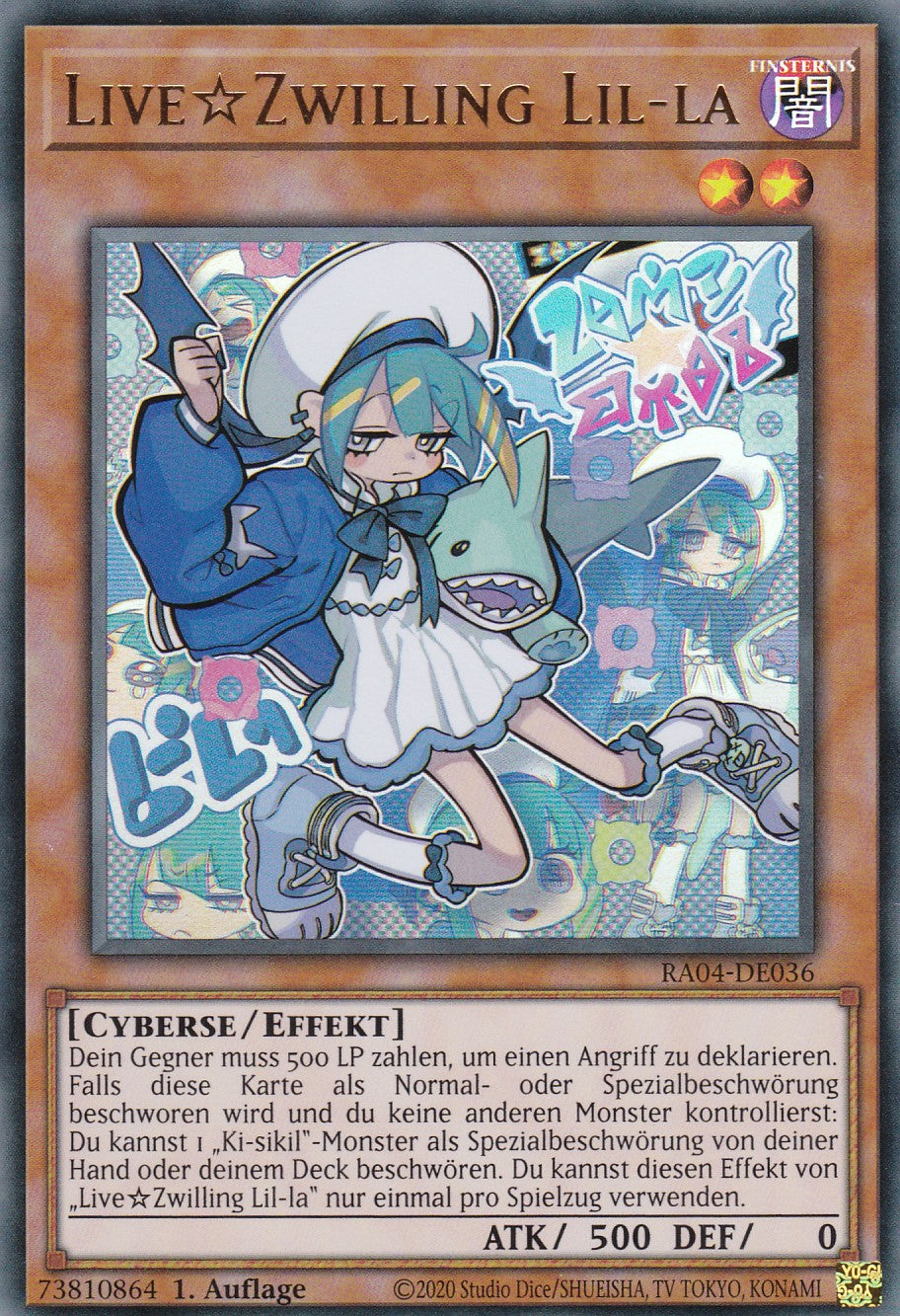 LiveTwin Lil-la - RA04-DE036 - Ultra Rare - Deutsch - 1. Auflage - Quarter Century Stampede