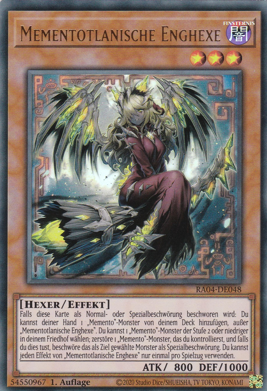 Mementotlanische Enghexe - RA04-DE048 - Ultra Rare - Deutsch - 1. Auflage - Quarter Century Stampede