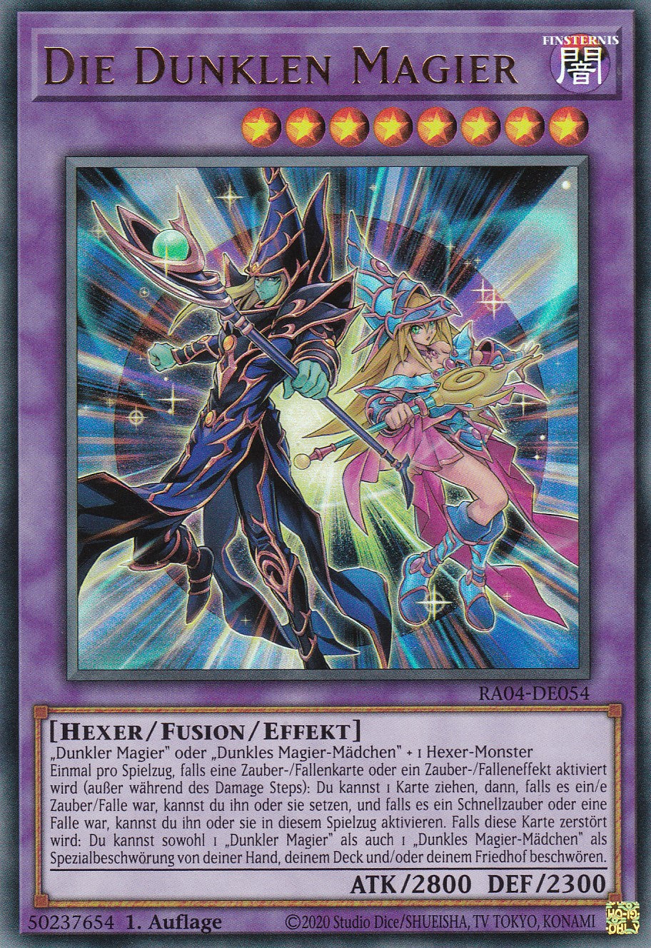 Die Dunklen Magier - RA04-DE054 - Ultra Rare - Deutsch - 1. Auflage - Quarter Century Stampede