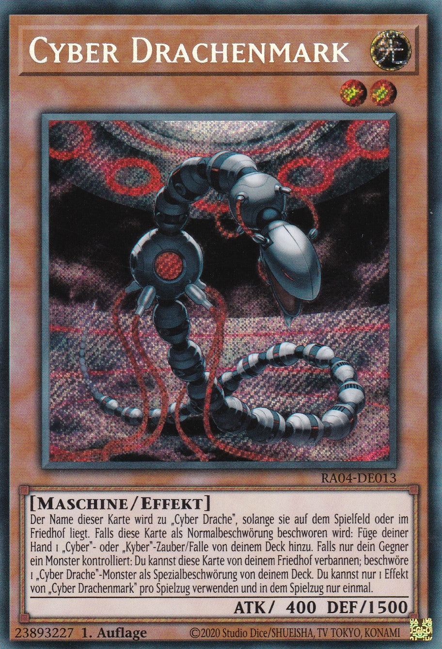 Cyber Drachenmark - RA04-DE013 - Secret Rare - Deutsch - 1. Auflage - Quarter Century Stampede