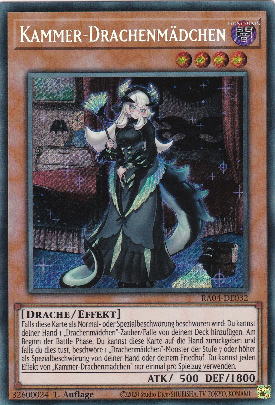 Kammer-Drachenmädchen - RA04-DE032 - Secret Rare - Deutsch - 1. Auflage - Quarter Century Stampede