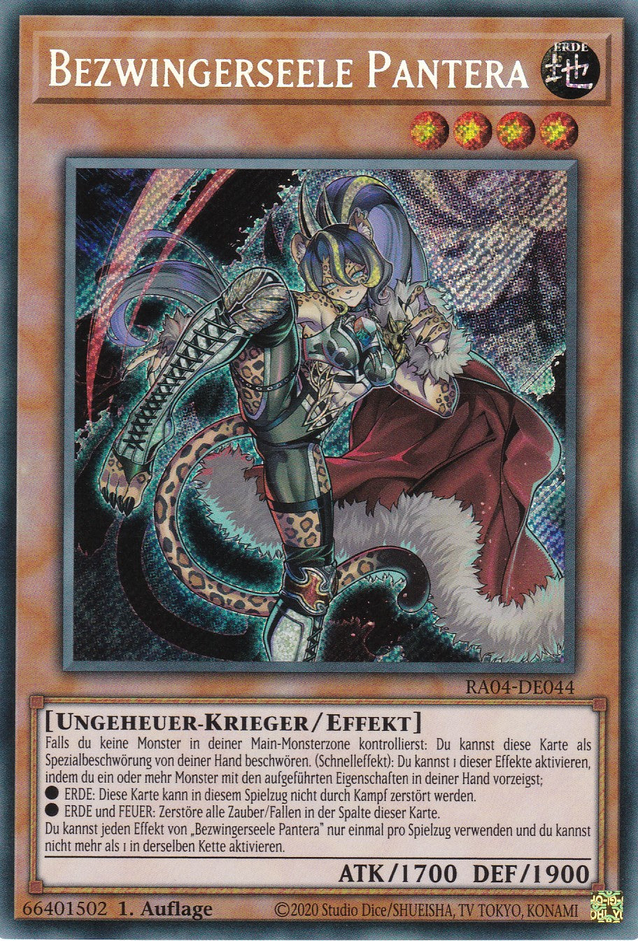 Bezwingerseele Pantera - RA04-DE044 - Secret Rare - Deutsch - 1. Auflage - Quarter Century Stampede