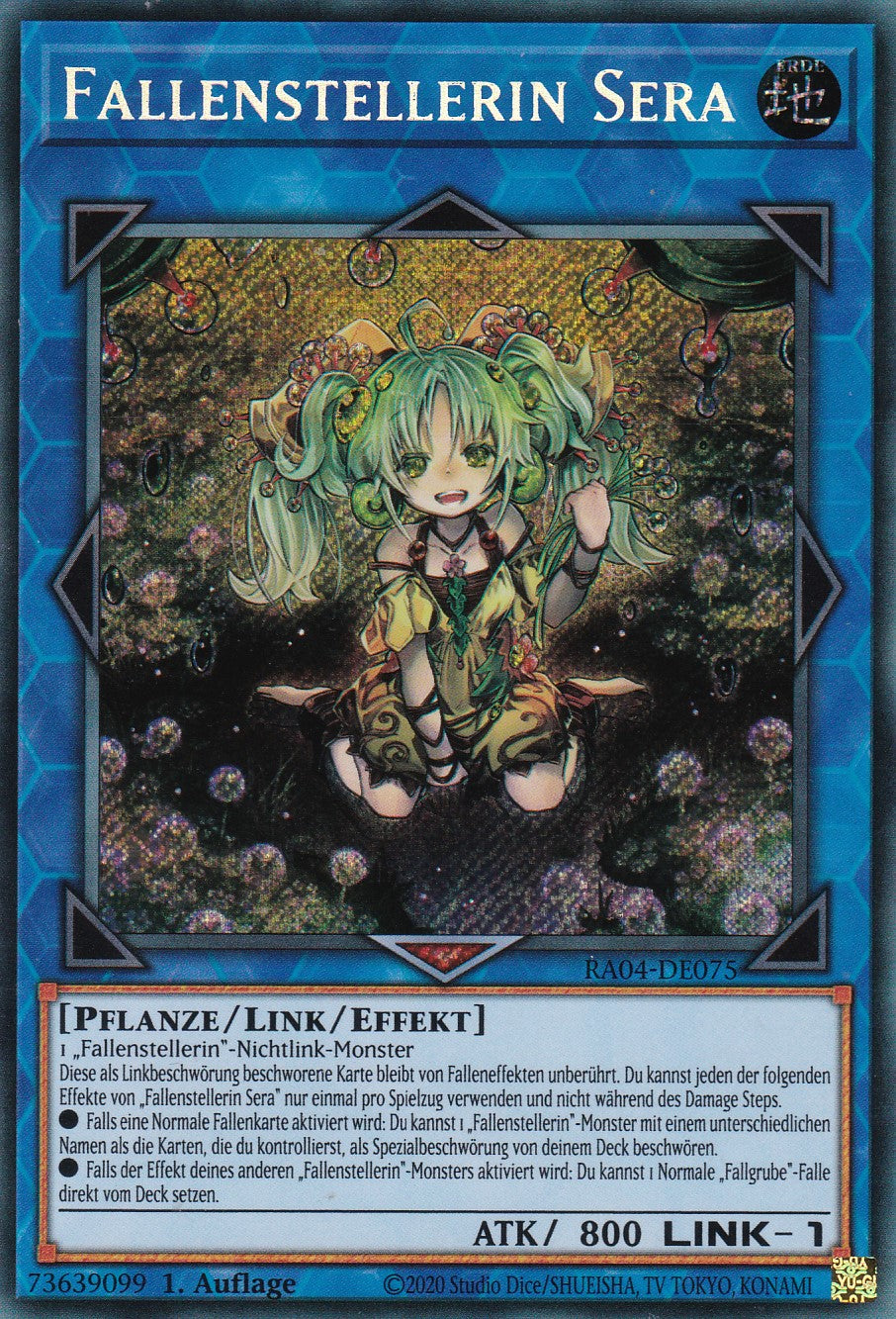 Fallenstellerin Sera - RA04-DE075 - Secret Rare - Deutsch - 1. Auflage - Quarter Century Stampede