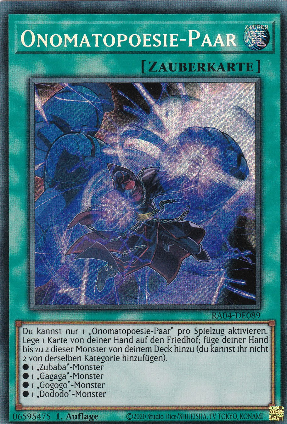 Shiens Dojo - RA04-DE088 - Secret Rare - Deutsch - 1. Auflage - Quarter Century Stampede