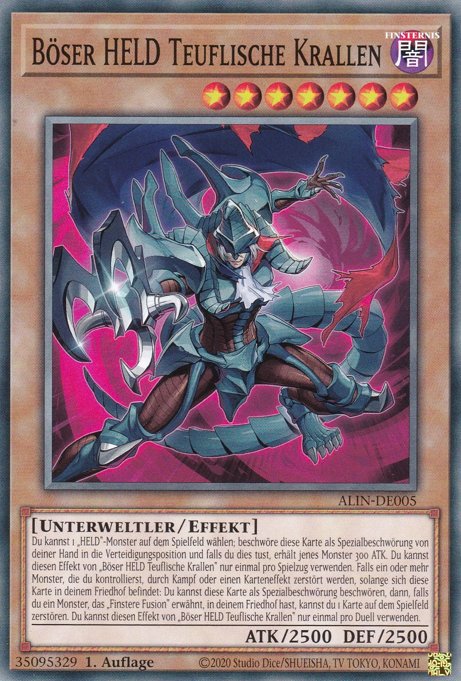 Böser HELD Teuflische Krallen - ALIN-DE005 - Common - Deutsch - 1. Auflage - Alliance Insight