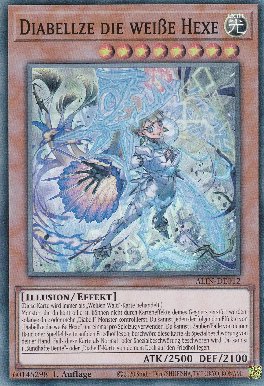 Diabellze die Weiße Hexe - ALIN-DE012 - Super Rare - Deutsch - 1. Auflage - Alliance Insight