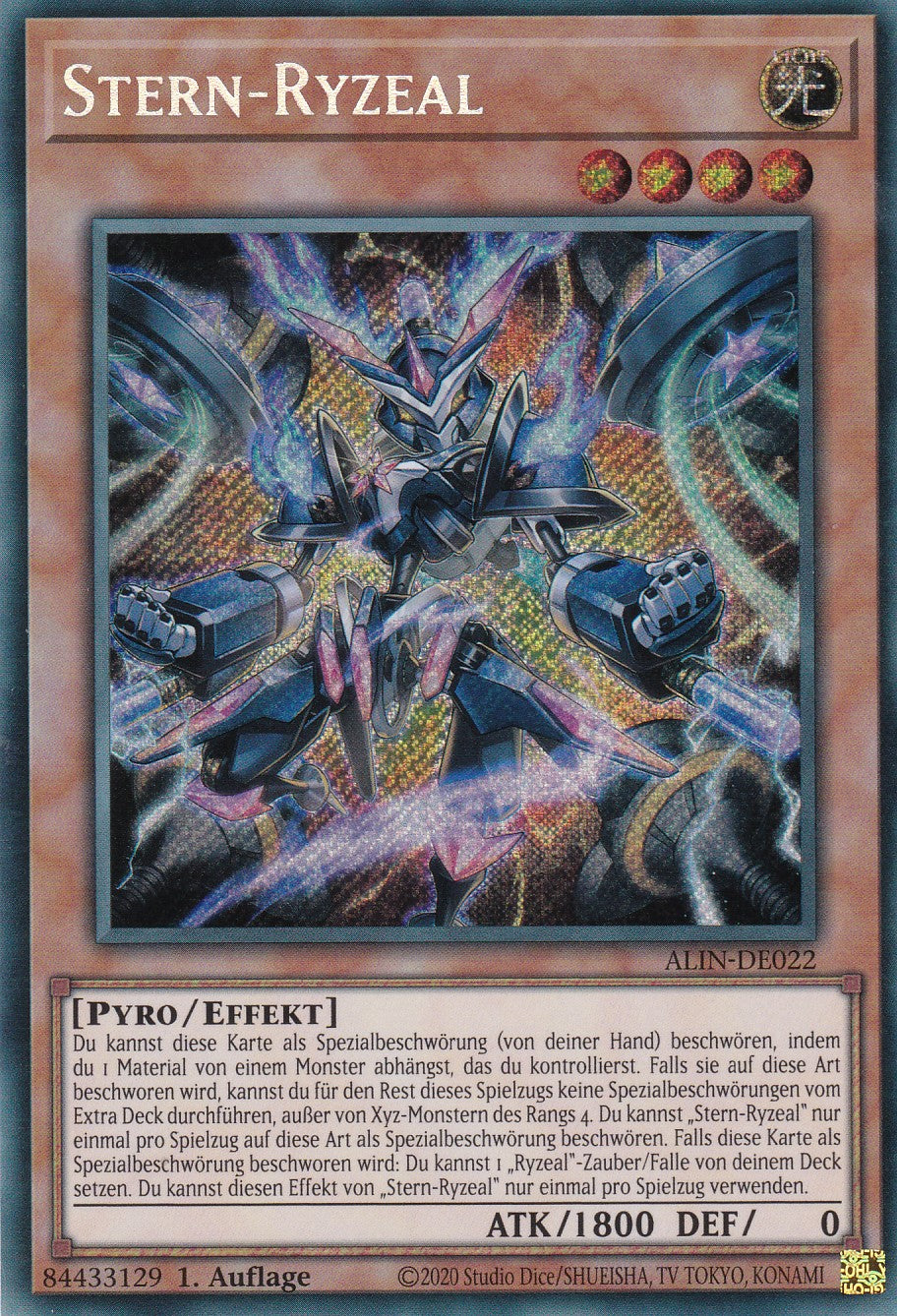 Stern-Ryzeal - ALIN-DE022 - Secret Rare - Deutsch - 1. Auflage - Alliance Insight