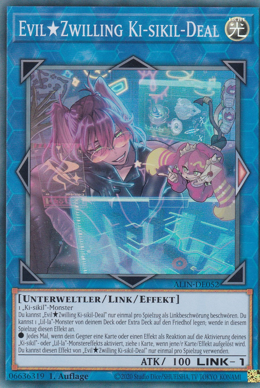 Evil Zwilling Ki-Sikil-Deal - ALIN-DE052 - Super Rare - Deutsch - 1. Auflage - Alliance Insight