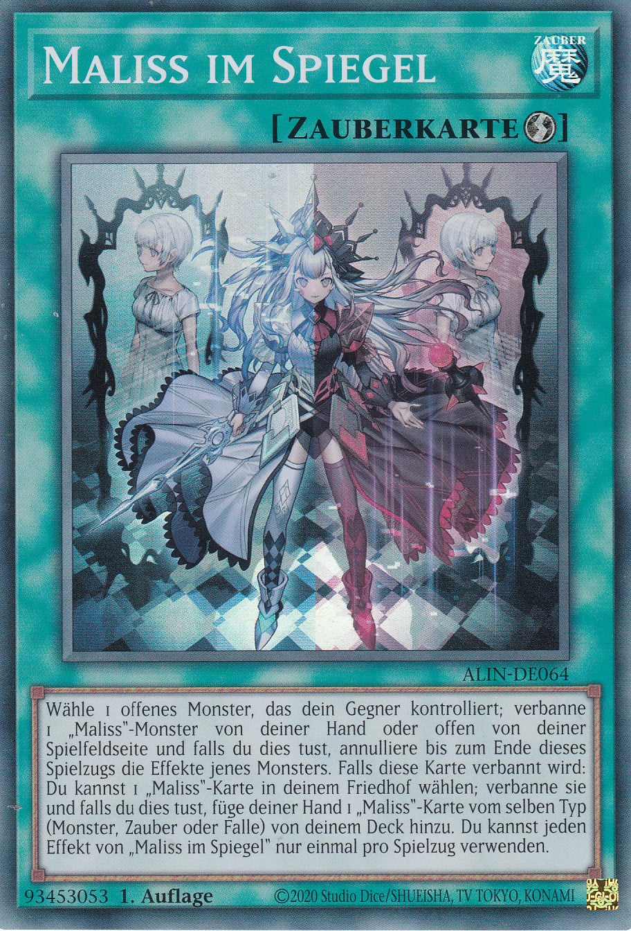 Maliss im Spiegel - ALIN-DE064 - Super Rare - Deutsch - 1. Auflage - Alliance Insight