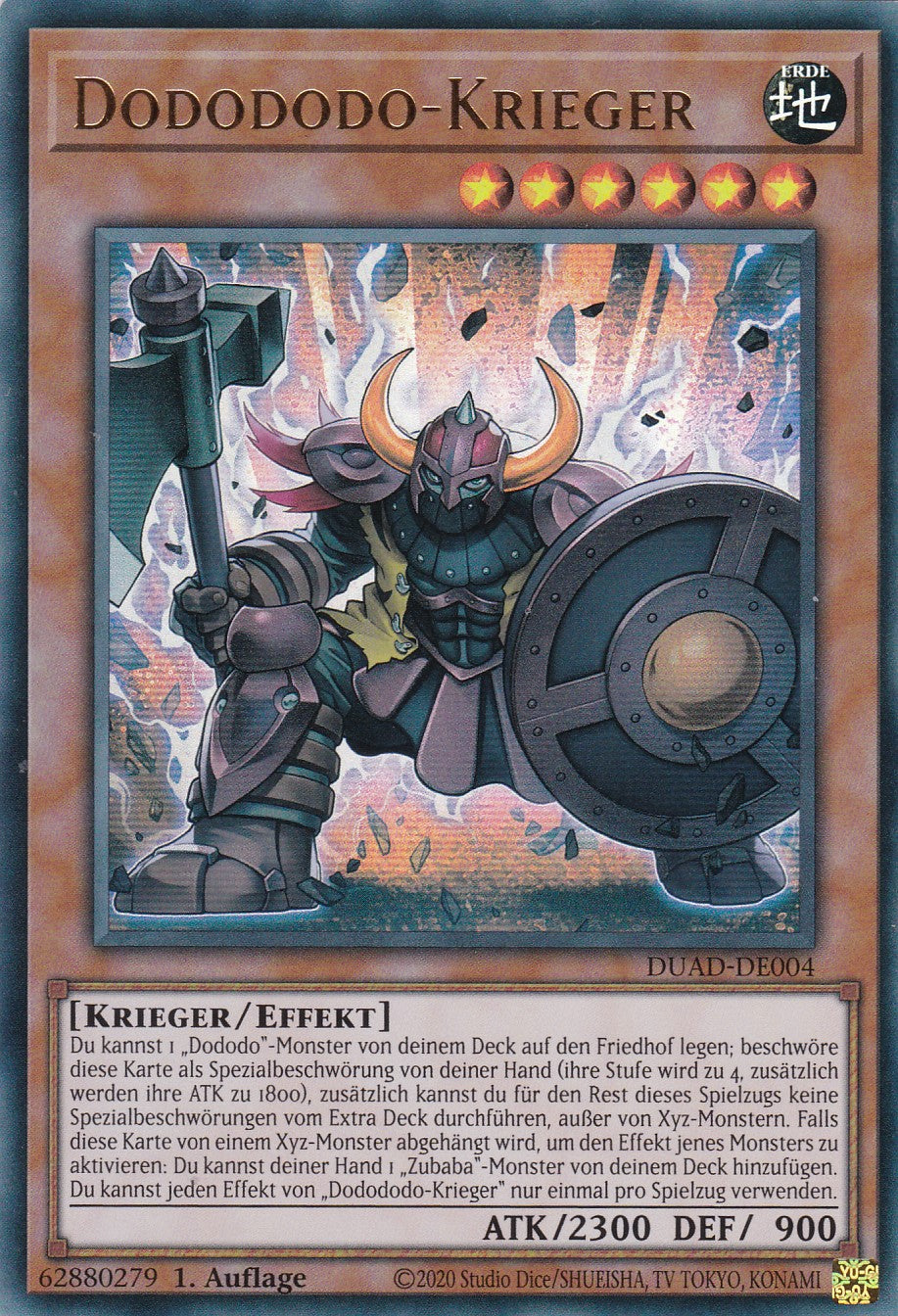 Dodododo-Krieger - DUAD-DE004 - Ultra Rare - Deutsch - 1. Auflage - Duelist's Advance