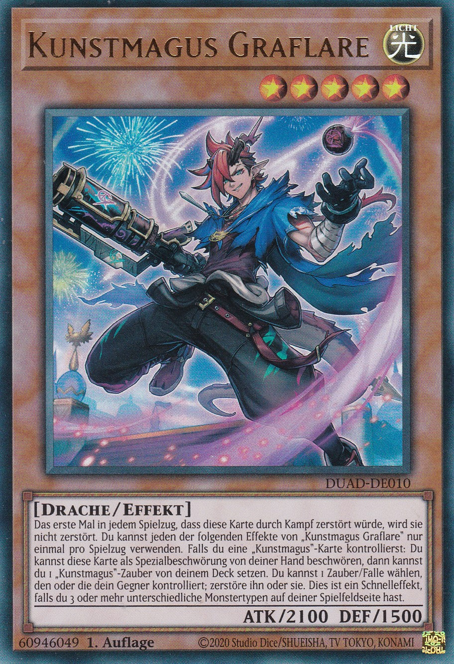 Kunstmagus Graflare - DUAD-DE010 - Ultra Rare - Deutsch - 1. Auflage - Duelist's Advance