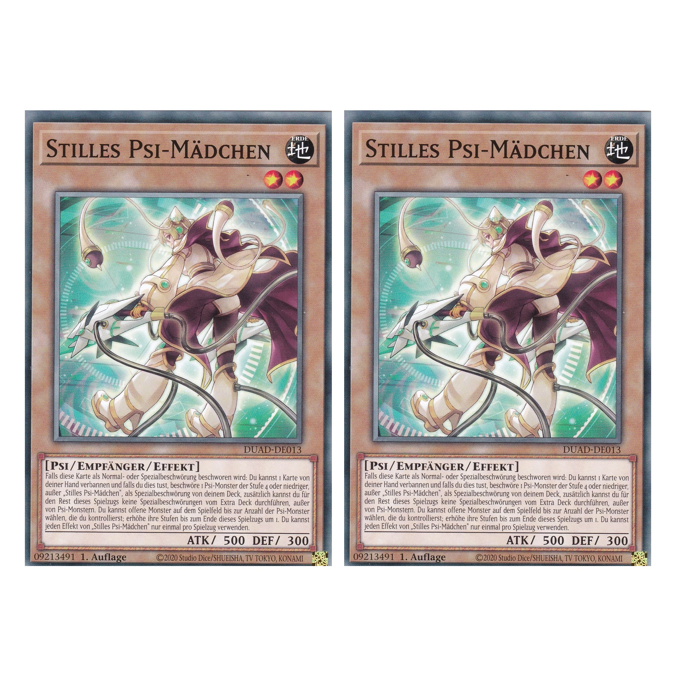 Stilles Psi-Mädchen - DUAD-DE013 - Common - Deutsch - 1. Auflage - Duelist’s Advance - Duo Set (2 Stück) - Yu-Gi-Oh!