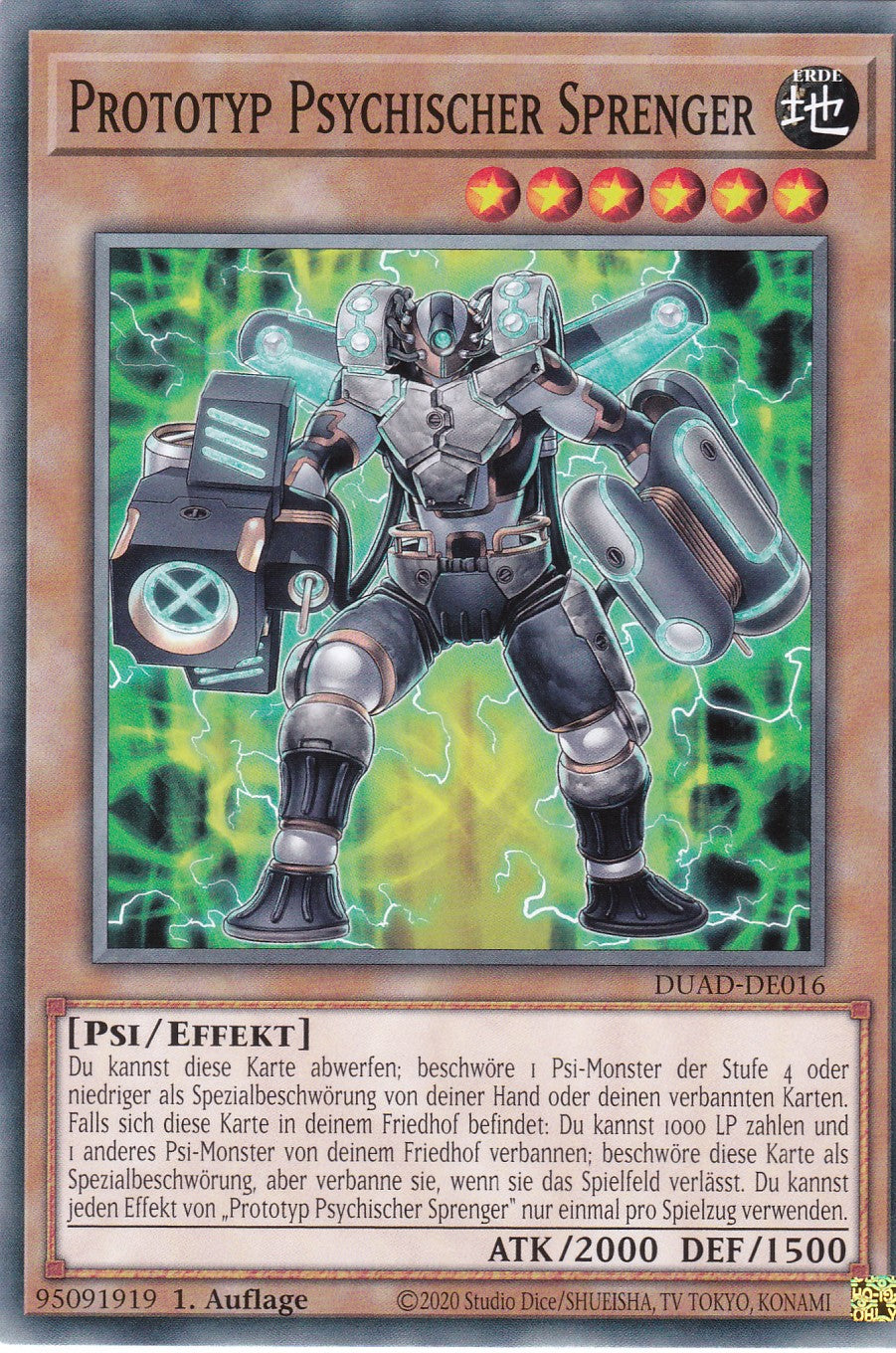Prototyp Psychischer Sprenger - DUAD-DE016 - Common - Deutsch - 1. Auflage - Duelist's Advance