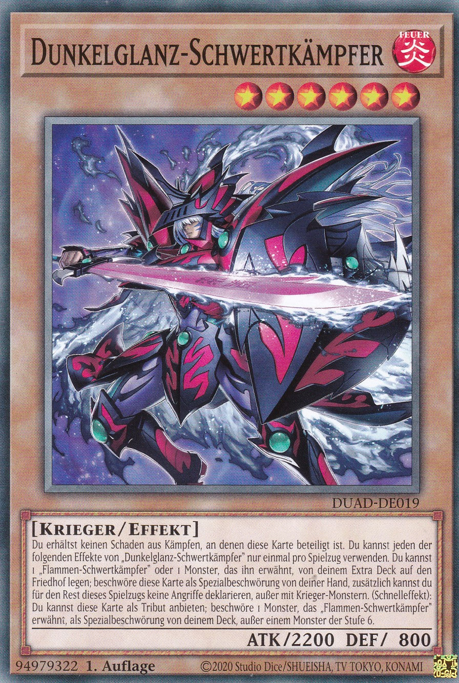 Dunkelglanz-Schwertkämpfer - DUAD-DE019 - Common - Deutsch - 1. Auflage - Duelist's Advance