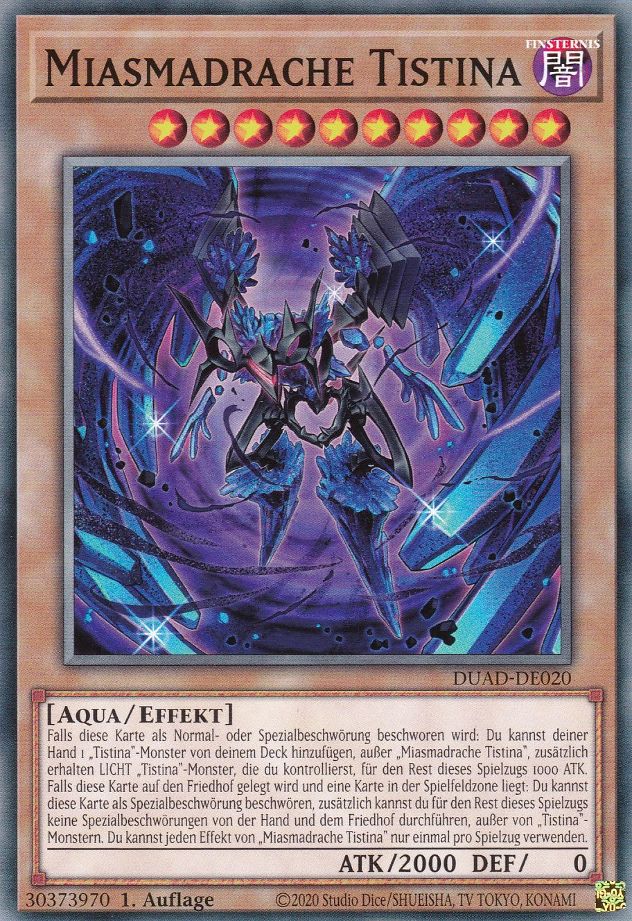 Miasmadrache Tistina - DUAD-DE020 - Common - Deutsch - 1. Auflage - Duelist's Advance