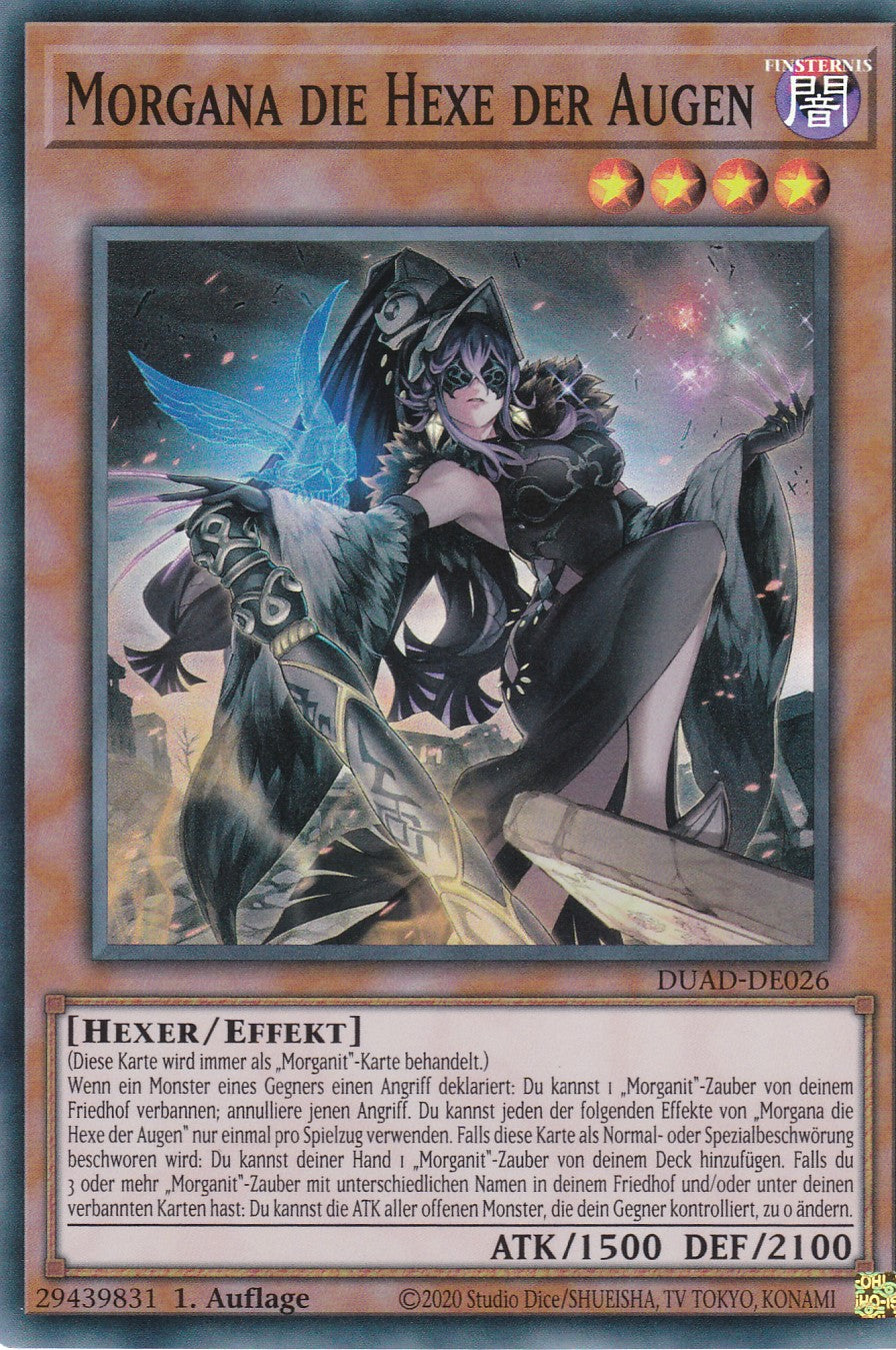 Morgana die Hexe der Augen - DUAD-DE026 - Super Rare - Deutsch - 1. Auflage - Duelist's Advance