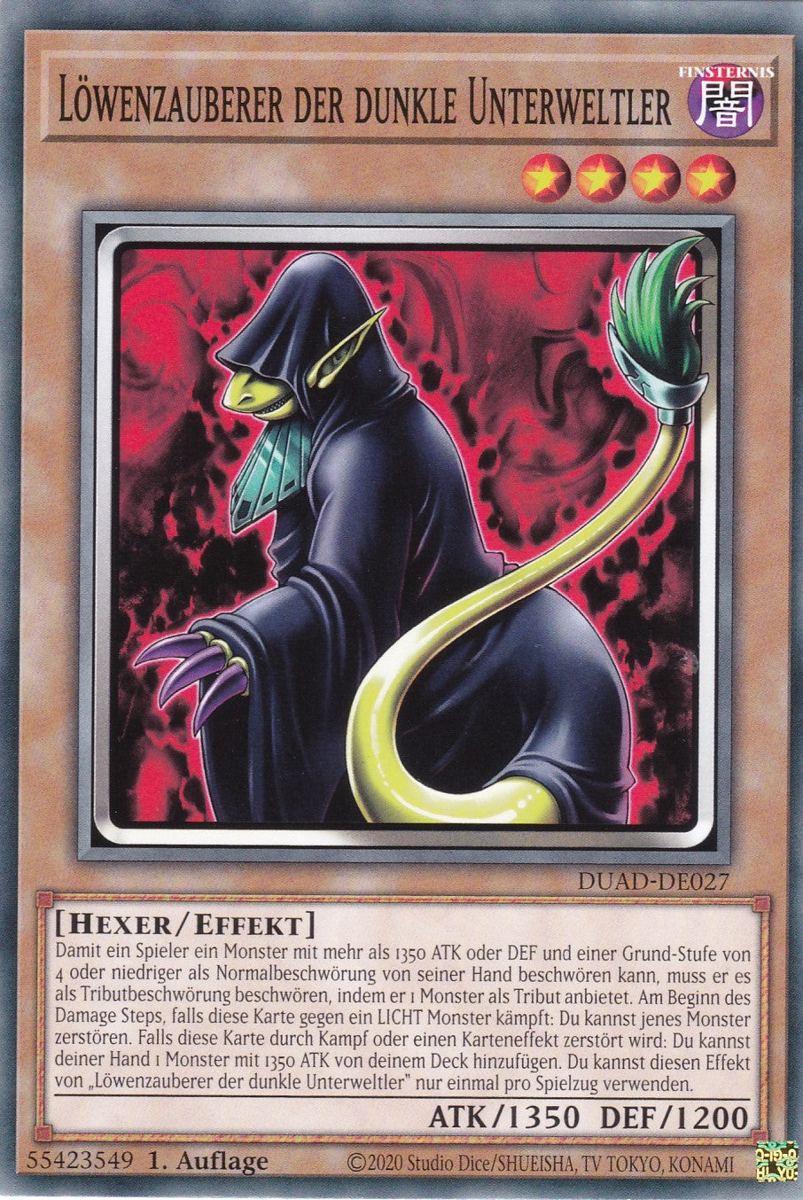 Löwenzauberer der dunkle Unterweltler - DUAD-DE027 - Common - Deutsch - 1. Auflage - Duelist's Advance