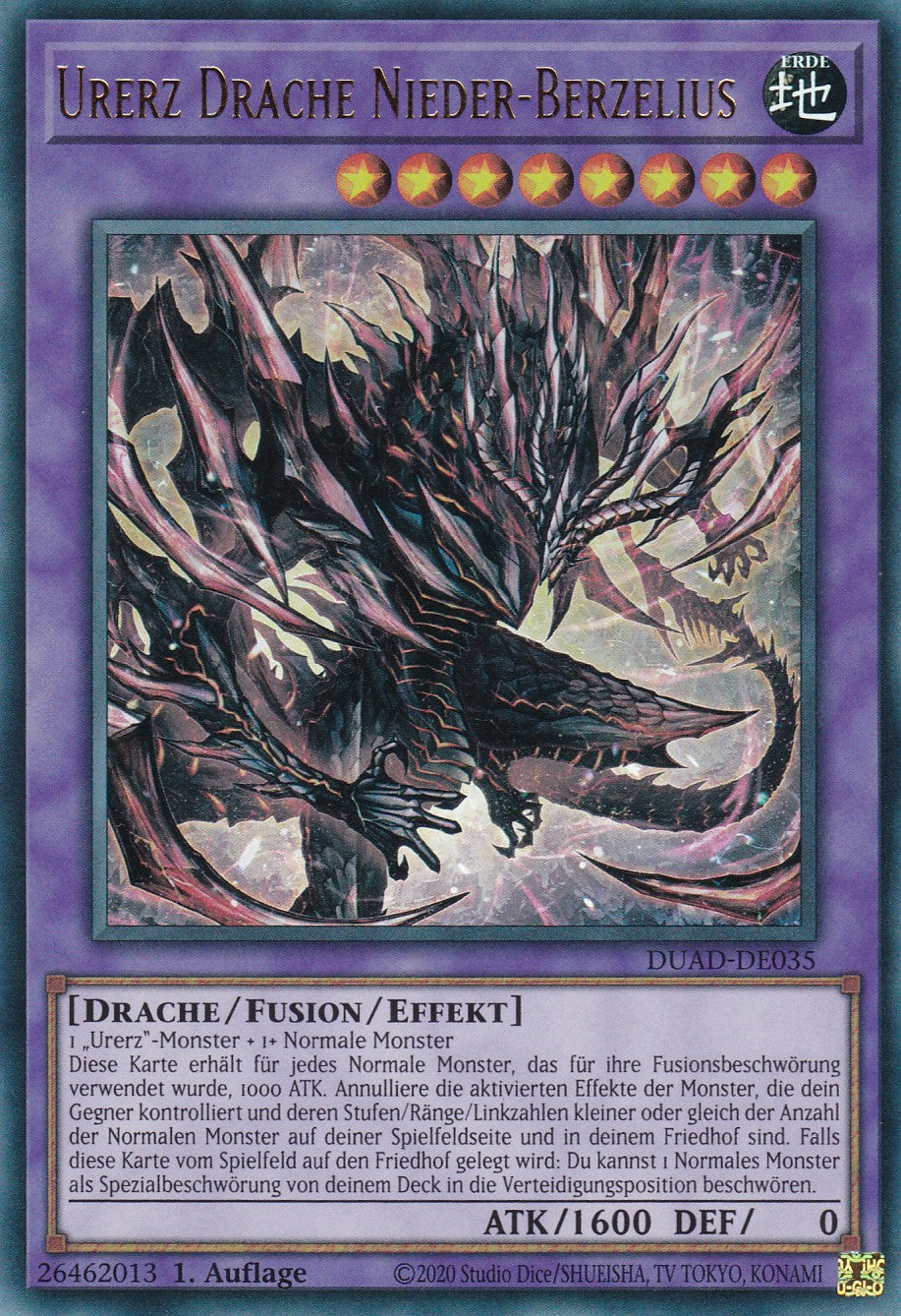 Urerz Drache Nieder-Berzelius - DUAD-DE035 - Ultra Rare - Deutsch - 1. Auflage - Duelist's Advance