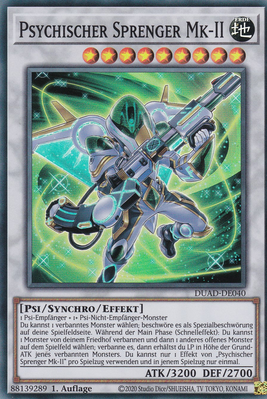 Psychischer Sprenger MK-II - DUAD-DE040 - Super Rare - Deutsch - 1. Auflage - Duelist's Advance