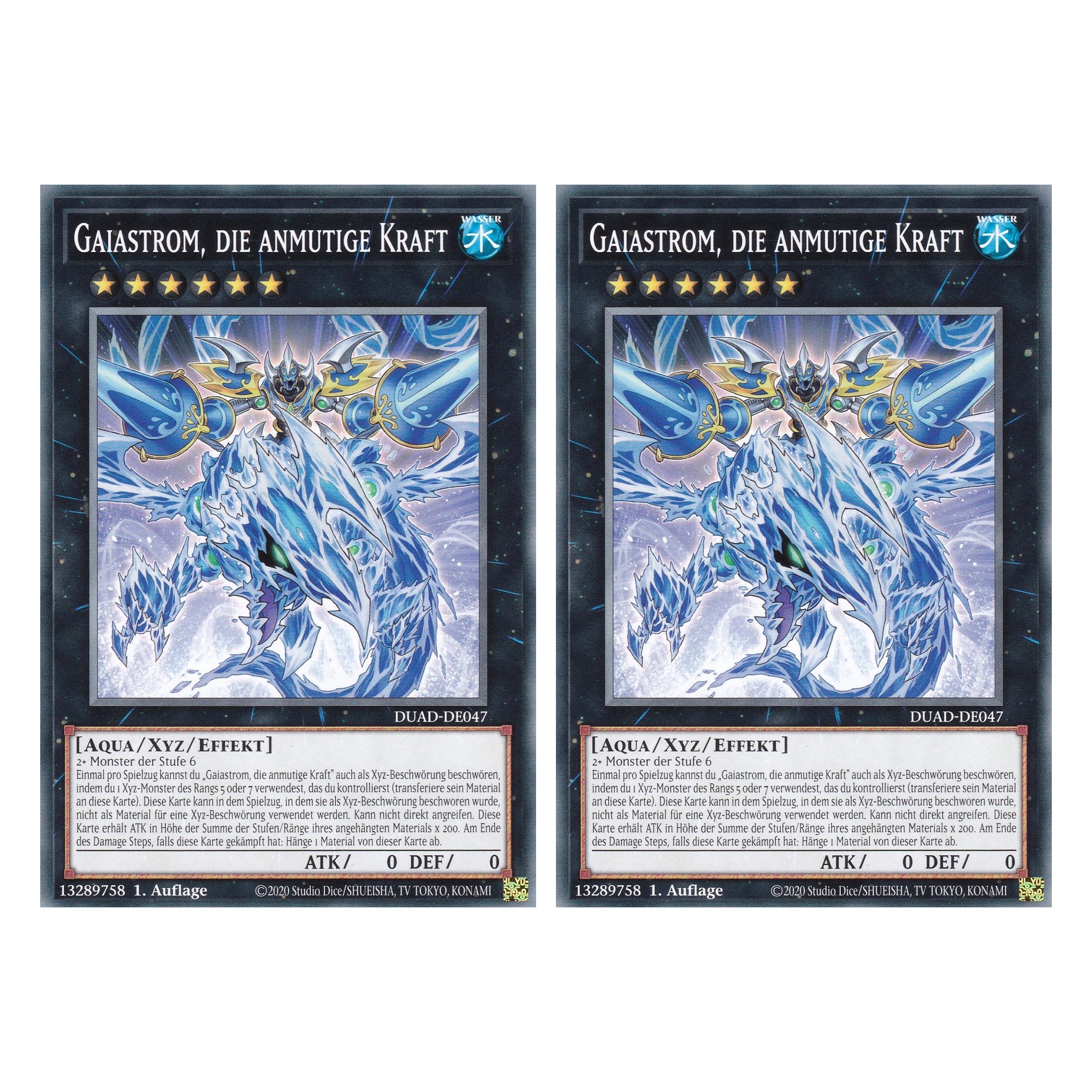 Gaiastrom, die anmutige Kraft - DUAD-DE047 - Common - Deutsch - 1. Auflage - Duelist’s Advance - Duo Set (2 Stück) - Yu-Gi-Oh!