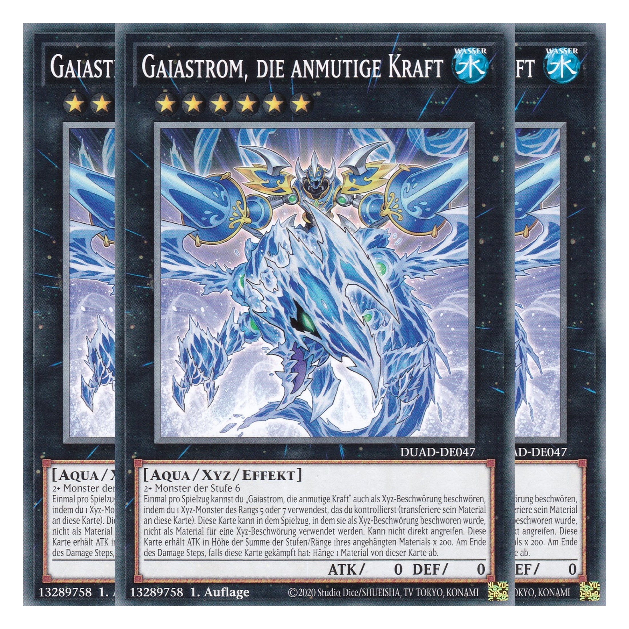 Gaiastrom, die anmutige Kraft - DUAD-DE047 - Common - Deutsch - 1. Auflage - Duelist’s Advance - Playset (3 Kopien) - Yu-Gi-Oh!