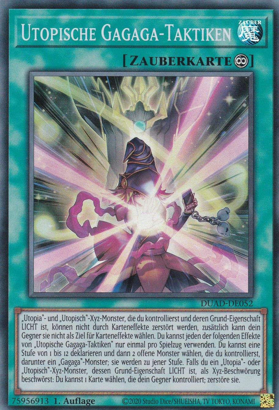 Utopische Gagaga-Taktiken - DUAD-DE052 - Super Rare - Deutsch - 1. Auflage - Duelist's Advance