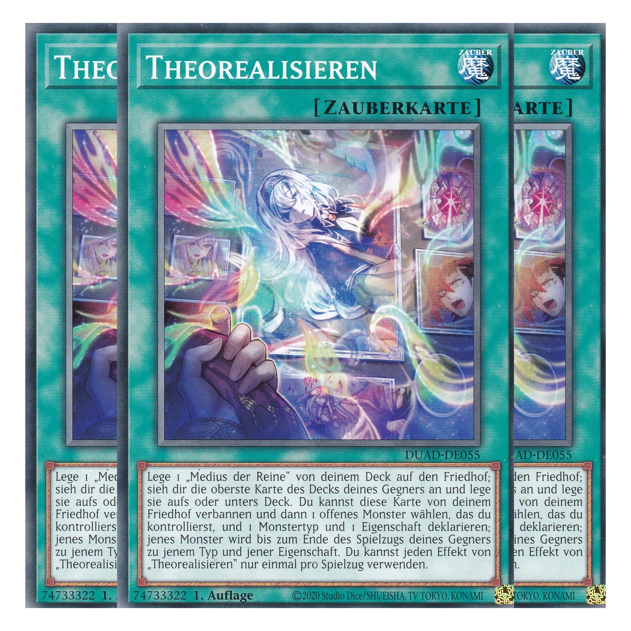 Theorealisieren - DUAD-DE055 - Common - Deutsch - 1. Auflage - Duelist’s Advance - Playset (3 Kopien) - Yu-Gi-Oh!