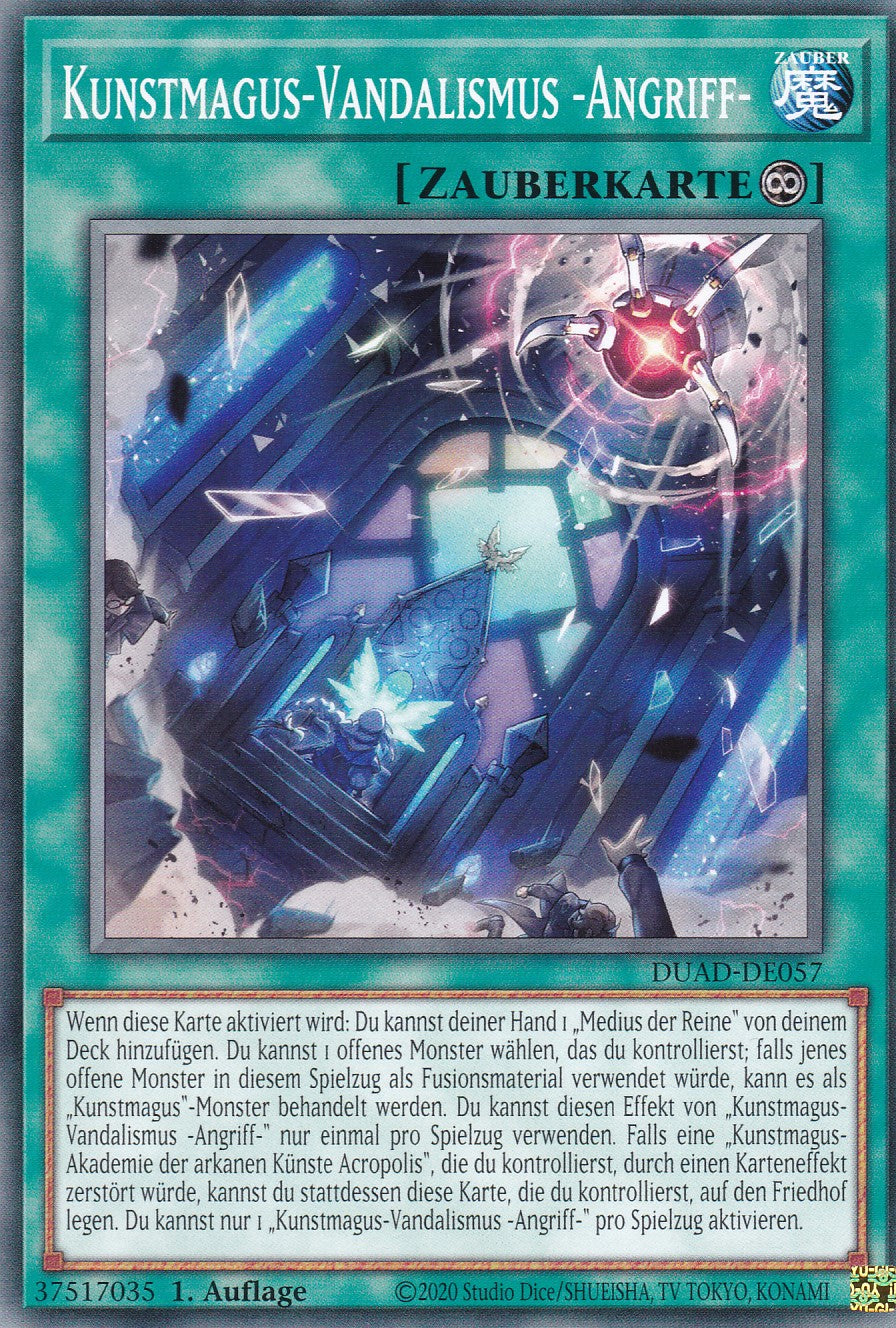 Kunstmagus-Vandalismus -Angriff- - DUAD-DE057 - Common - Deutsch - 1. Auflage - Duelist's Advance