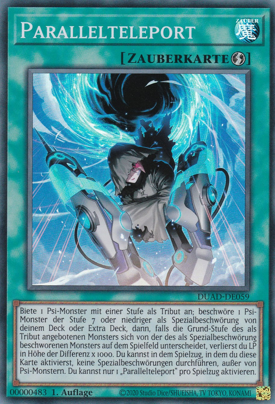Prarallelteleport - DUAD-DE059 - Super Rare - Deutsch - 1. Auflage - Duelist's Advance