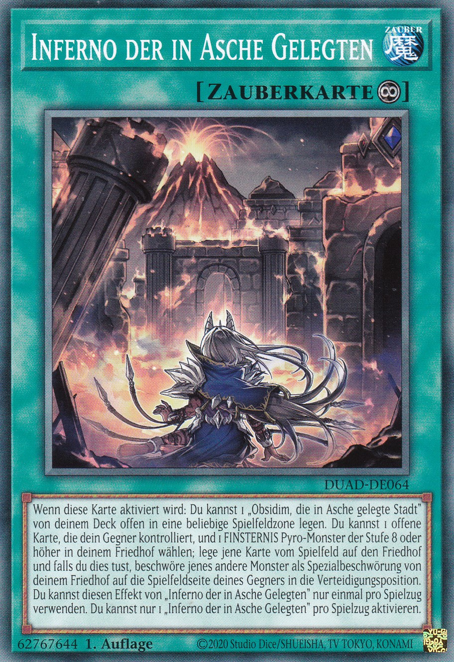Inferno der in Asche Gelegten - DUAD-DE064 - Common - Deutsch - 1. Auflage - Duelist's Advance