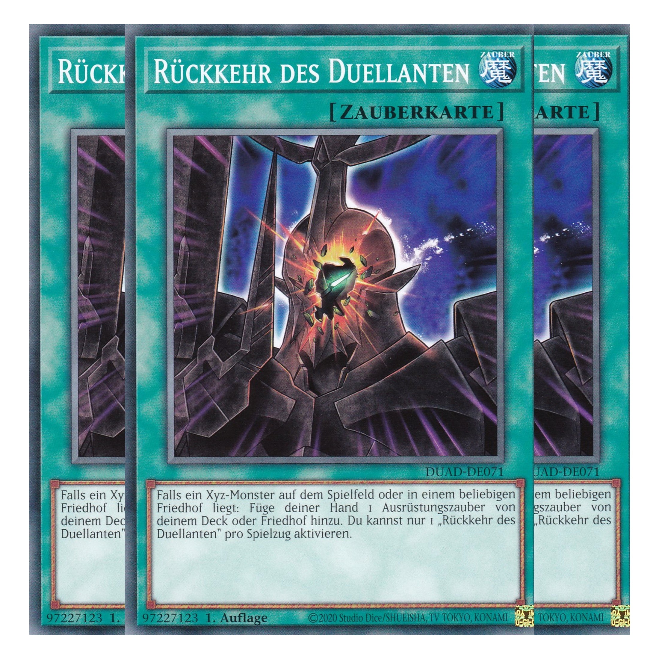 Rückkehr des Duellanten - DUAD-DE071 - Common - Deutsch - 1. Auflage - Duelist’s Advance - Playset (3 Kopien) - Yu-Gi-Oh!