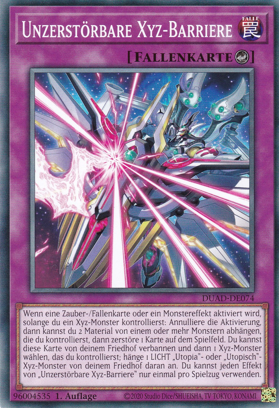 Unzerstörbare XYZ-Barriere - DUAD-DE074 - Common - Deutsch - 1. Auflage - Duelist's Advance