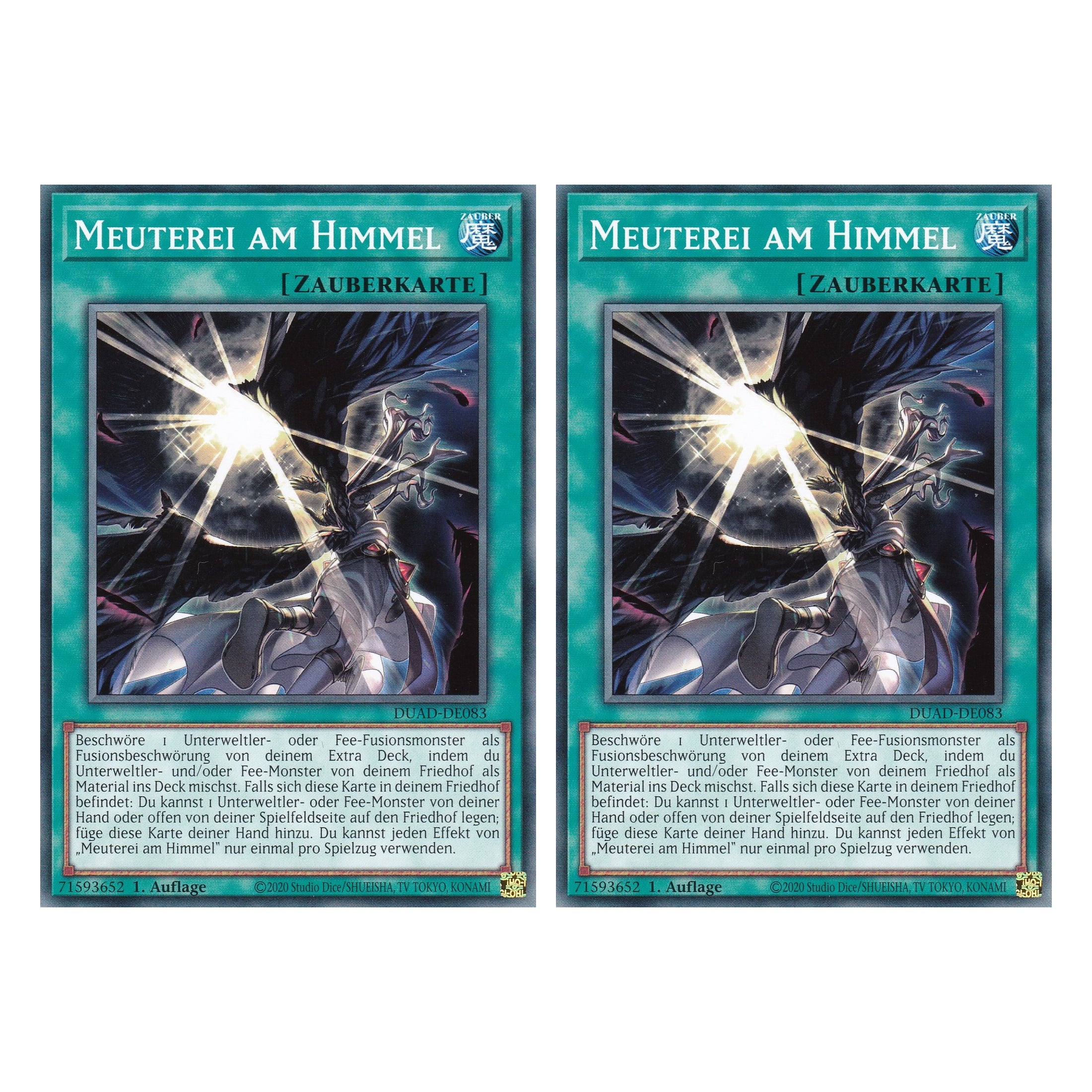 Meuterei am Himmel - DUAD-DE083 - Common - Deutsch - 1. Auflage - Duelist’s Advance - Duo Set (2 Stück) - Yu-Gi-Oh!