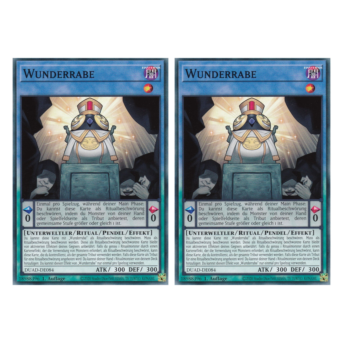 Wunderrabe - DUAD-DE084 - Common - Deutsch - 1. Auflage - Duelist’s Advance - Duo Set (2 Stück) - Yu-Gi-Oh!