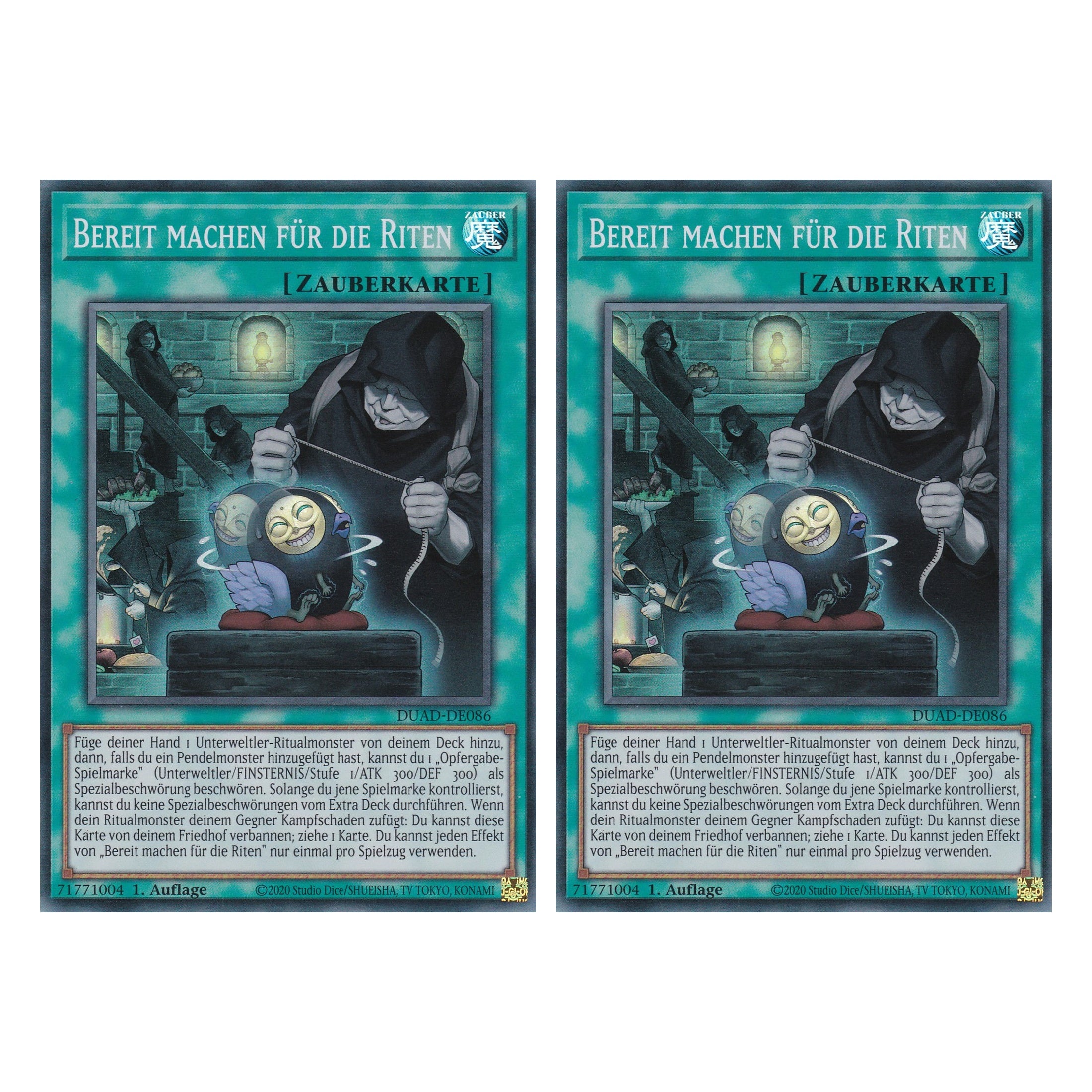 Bereit machen für die Riten - DUAD-DE086 - Super Rare - Deutsch - 1. Auflage - Duelist’s Advance - Duo Set (2 Stück) - Yu-Gi-Oh!