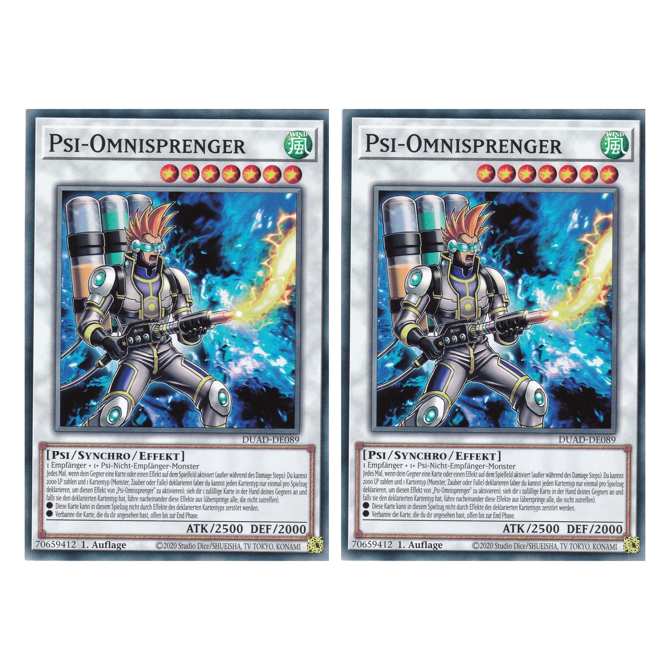 Psi-Omnisprenger - DUAD-DE089 - Common - Deutsch - 1. Auflage - Duelist’s Advance - Duo Set (2 Stück) - Yu-Gi-Oh!