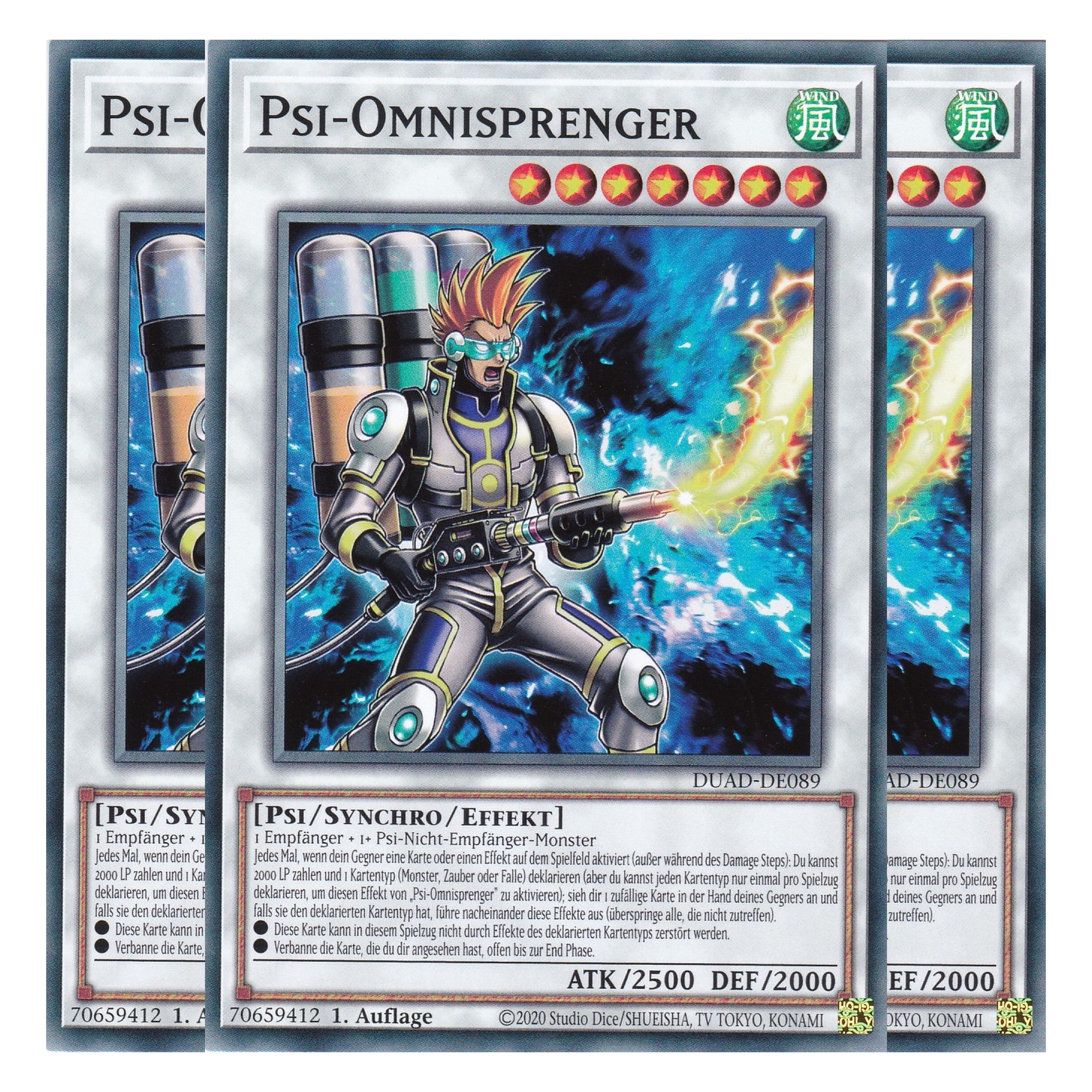Psi-Omnisprenger - DUAD-DE089 - Common - Deutsch - 1. Auflage - Duelist’s Advance - Playset (3 Kopien) - Yu-Gi-Oh!