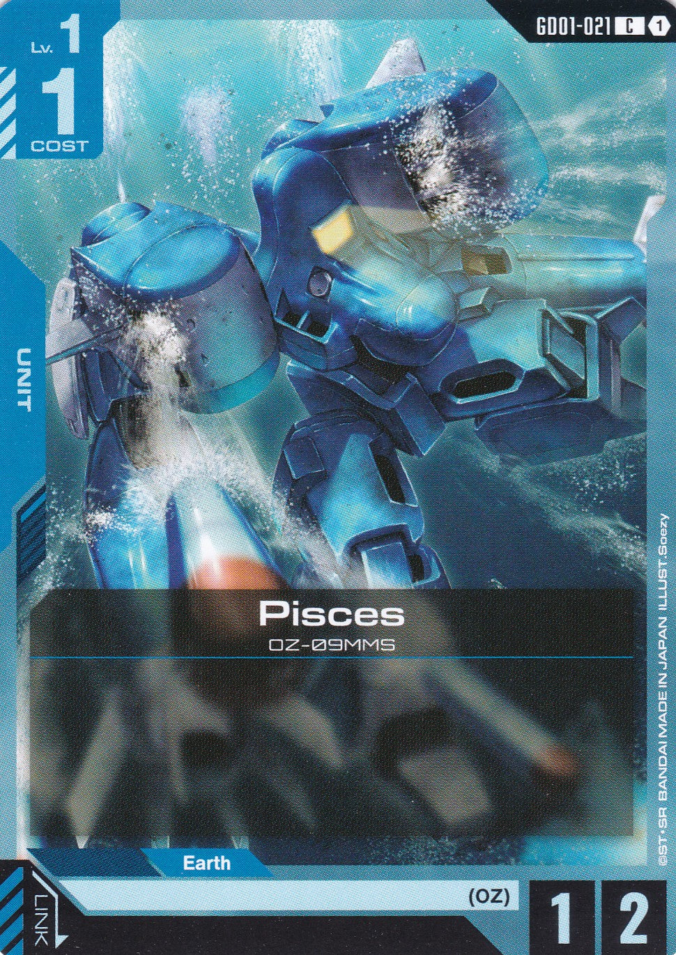Pisces OZ-09MMS - GD01-021 - Common - Newtype Rising - GUNDAM TCG