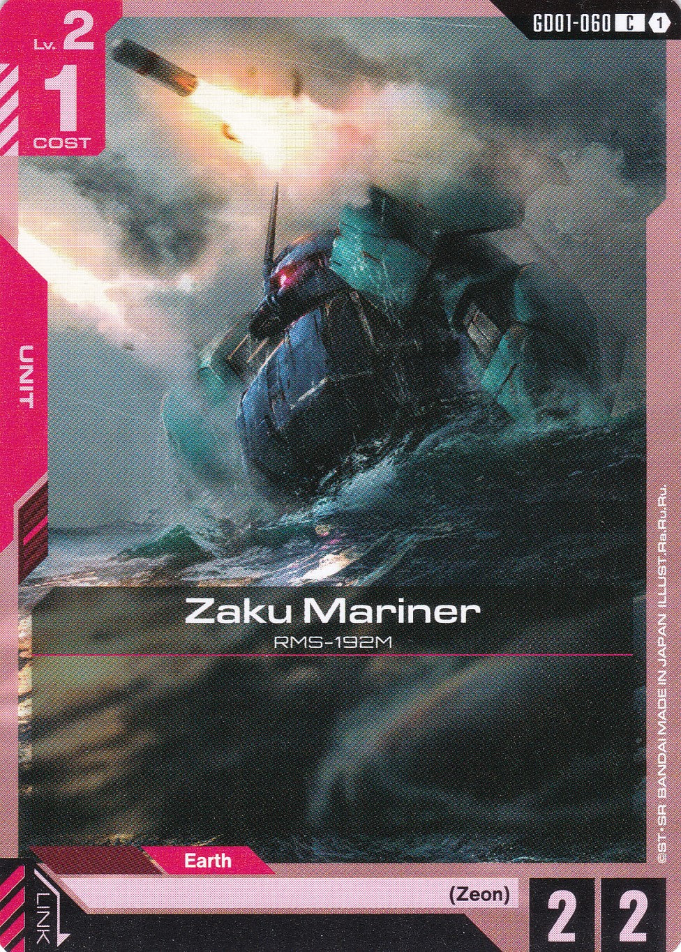 Zaku Mariner RMS-192M - GD01-060 - Common - Newtype Rising - GUNDAM TCG