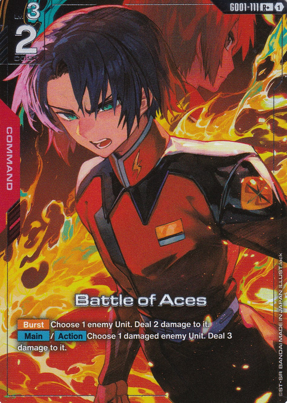 Battle of Aces (Alt. Art) - GD01-111 - Rare - Newtype Rising - GUNDAM TCG