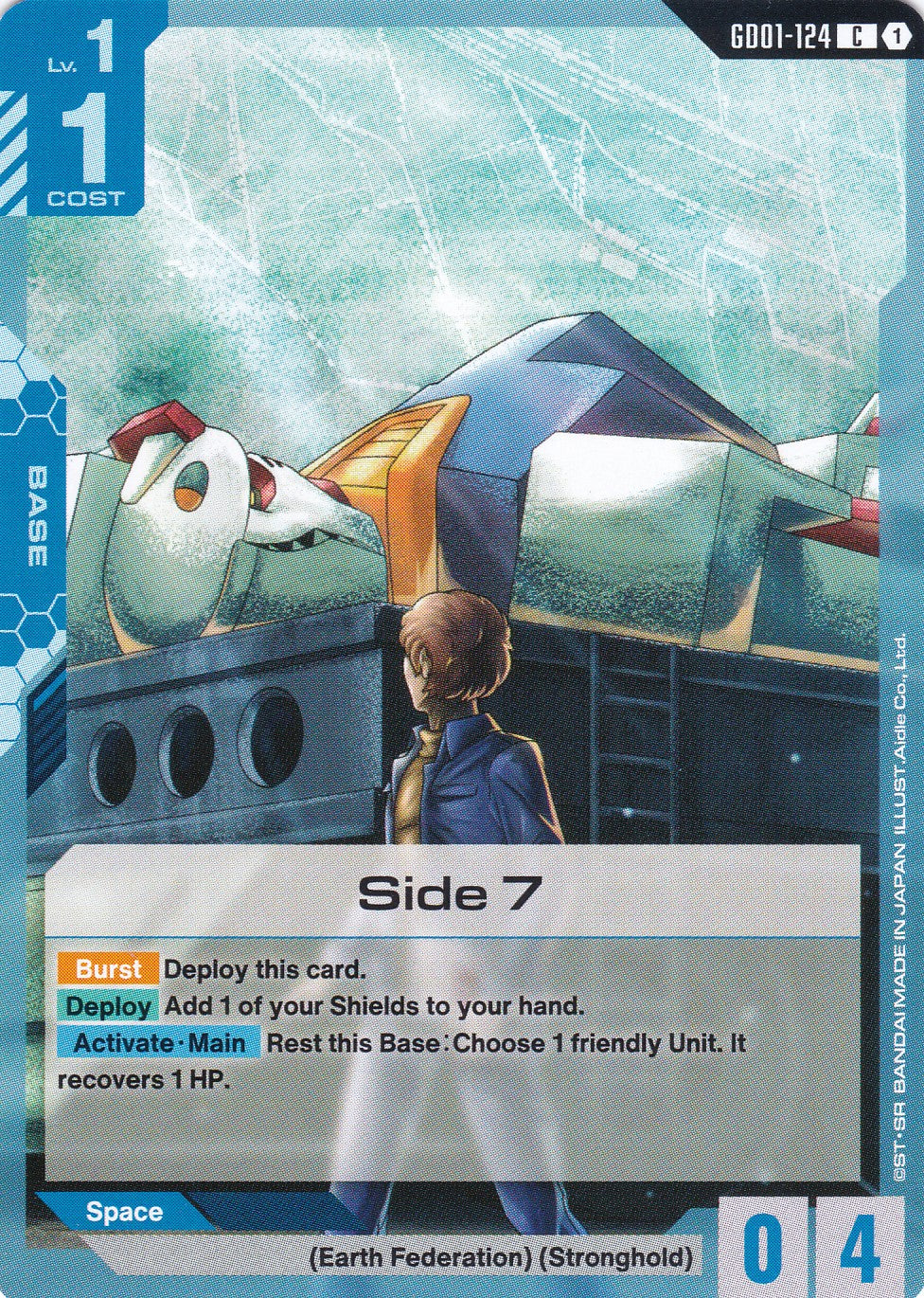 Side 7 - GD01-124 - Common - Newtype Rising - GUNDAM TCG