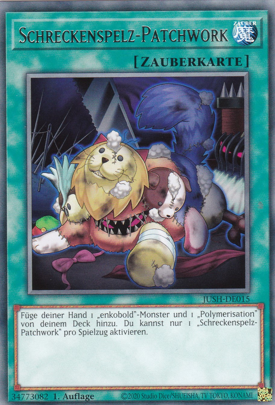 Schreckenspelz-Patchwork - JUSH-DE015 - Rare - Deutsch - 1. Auflage - Justice Hunters